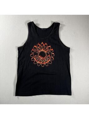 Vintage 90s Single Stitch Harley Davidson Flame Tank Top